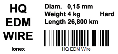 Электроэрозионная латунная проволока-электрод HQ EDM Wire